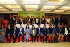 AGM-4-7-2019-aOffice Bearers, Past Presidents and Managing Council Members with Hon’ble Shri Justice D. S. Naidu, Bombay High Court and Dr. Y. P. Trivedi Past President
