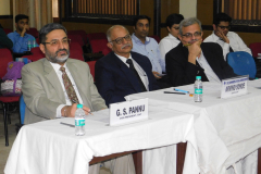 Judges of Final Round – Seen from L to R: Hon’ble Mr. G. S. Pannu, Vice-President, ITAT Mumbai, Mr. Arvind Sonde, Advocate, Mr. Percy Pardiwala, Senior Advocate.